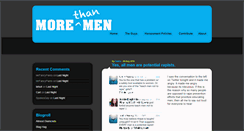 Desktop Screenshot of morethanmen.org