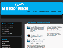Tablet Screenshot of morethanmen.org